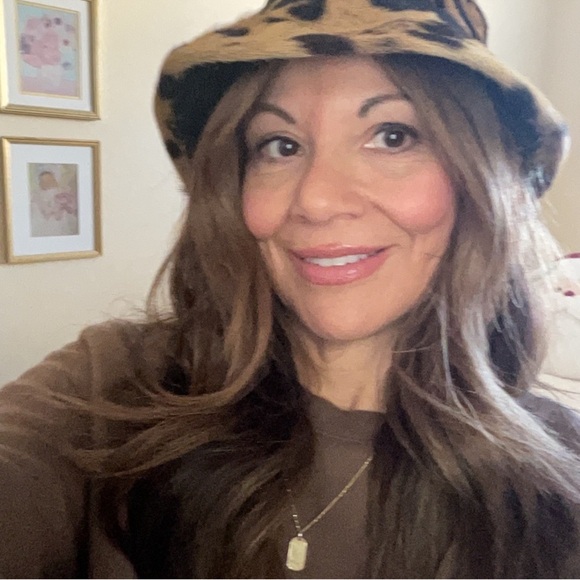 Vintage Leopard  REAL FUR Bucket Hat - Picture 15 of 16